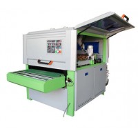 India Factory Woodworking Wrot Brush Sanding Machine for Primer Door/ HDF Wooden Door Laminating Board Sanding Sander