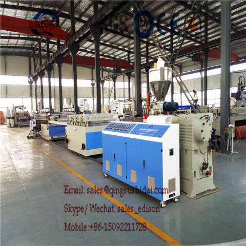 PVC Crust Foam Board Extrution Line Formwork Board Making Machine Board Making Machine PVC Ceiling Making Machines