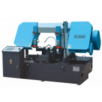 Chinese Horizontal 4KW Sawing Machine with Power wire brush & flood coolant