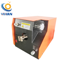 YH-N200 Automatic shielding wire cables reversing shielded wire brushing machine  factory spot